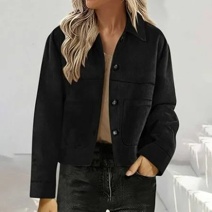 Women's Cropped Bomber Jacket