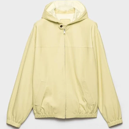 Prada Women's Hooded Nappa Leather Jacket