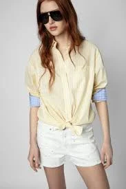 Zadig & Voltaire Women's Tais Raye Pop Long Sleeve Shirt