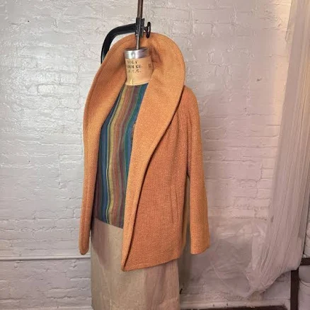 Jean Harper 1950s Vintage Tweed Swing Jacket