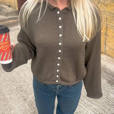 Button Front Cardigan