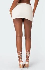 Edikted Gabriella Bow Mini Skirt