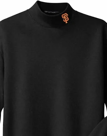 Vintage Embroidered San Francisco Baseball Turtleneck