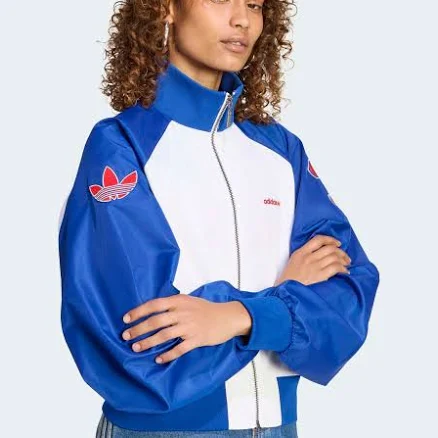adidas Women's SST Varsity Oversized Bomber Jacket