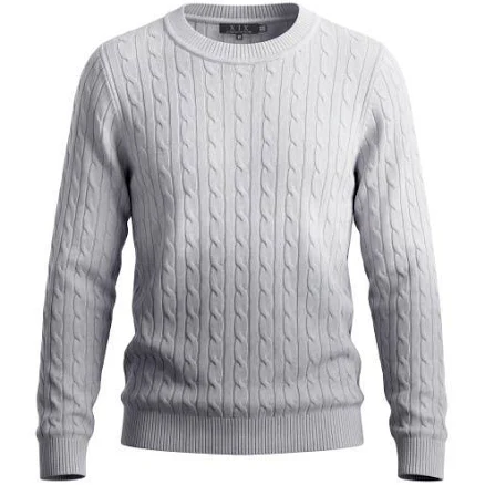 Diciannove Ombre Cable Knit Sweater Top