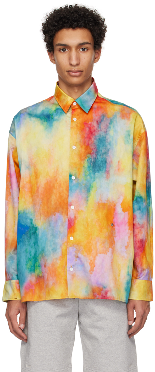 Tie-dye Cotton Shirt