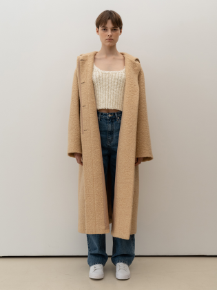 Boucle Long Coat