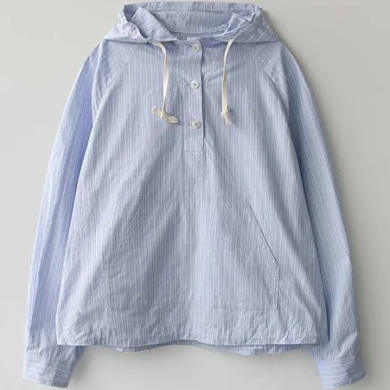 Stripe Hoodie Anorak