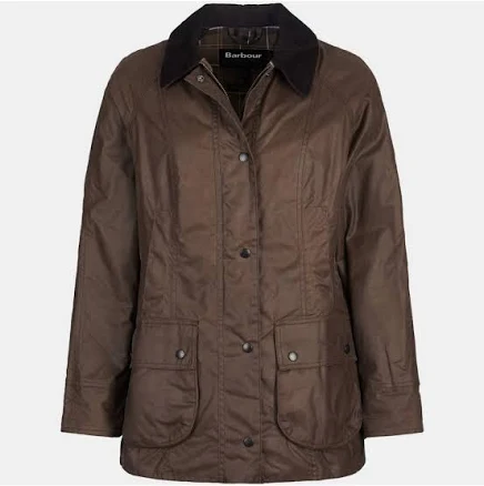 Barbour Women's Beadnell Wax Cotton Jacket In Bark