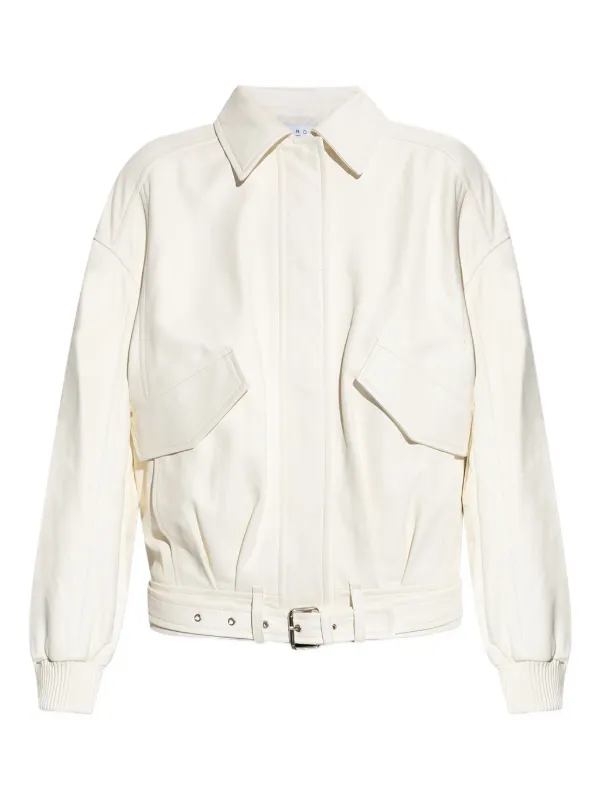 Cropped Leather Jacket