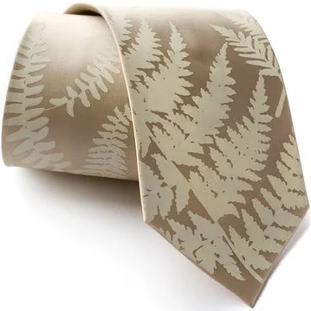 Silk Fern Leaf Necktie