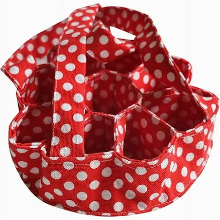 Yaoyar Egg Bag for Home Garden Coop Chicken Collecting, Mini Egg Basket, Fresh Eggs Collector, Fabric Egg Gathering Basket with 7 Pouches for Hen,
