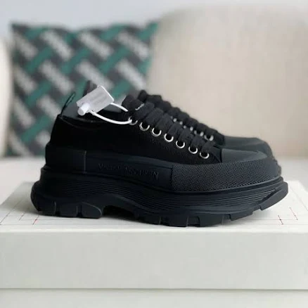 Alexander McQueen Tread Slick Lace Up Sneakers