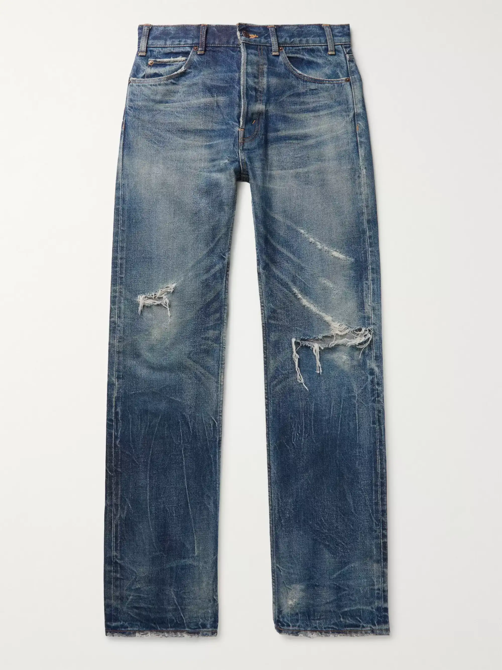 Mid-Rise Selvedge Denim Jeans