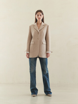 Basic Wool Half Jacket