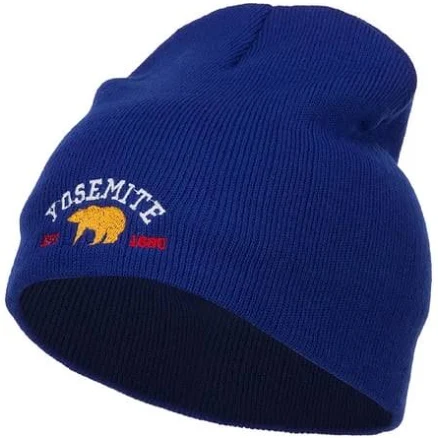 e4Hats Yosemite National Park Embroidered Short Beanie