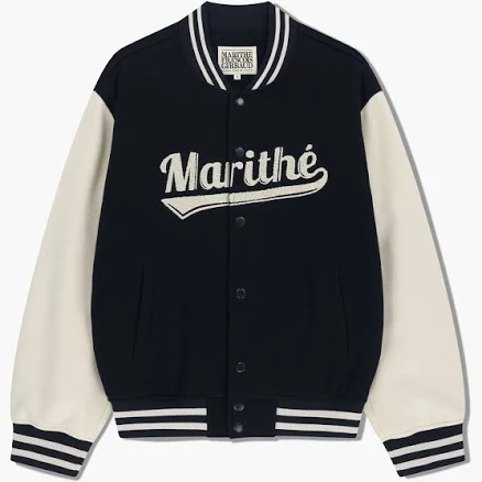 Marithé et François Girbaud Wool Varsity Jacket