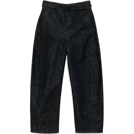 LEMAIRE - belted pants - unisex - Cotton/Cotton - XS - Blue