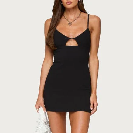 Edikted Callum Cut Out Mini Dress