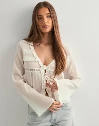 Lace Insert Blouse