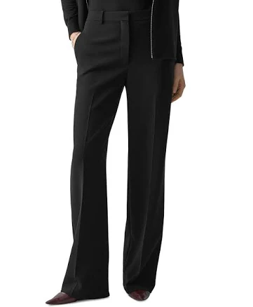 Theory Women's Admiral Classic Straight Crepe Trousers