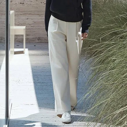 MICHAA IT Misha One-Tuck Wide Corduroy Pants