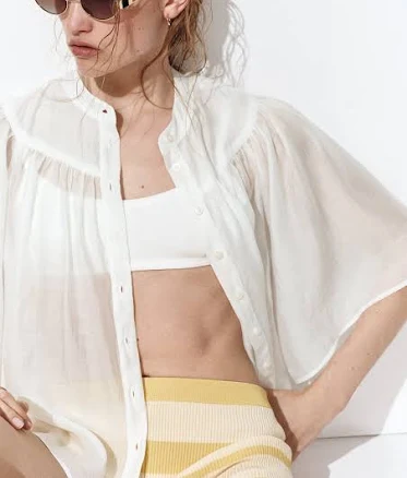 H&M Ladies Butterfly-Sleeved Blouse