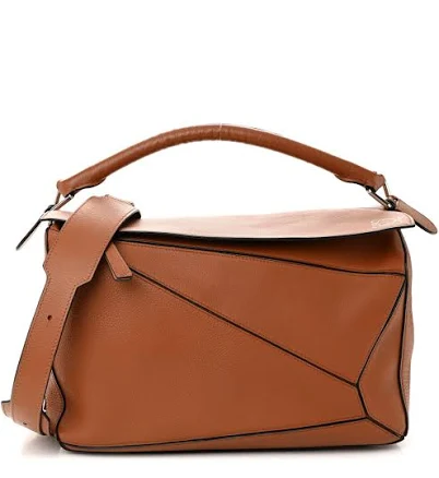 Loewe Men's Puzzle Large Leather Shoulder Bag
