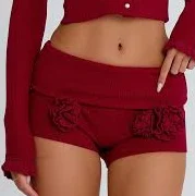 Women's Outcast Cereza Shorts Red
