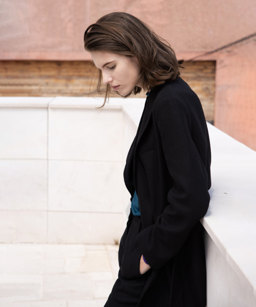 [아바몰리] MOLLI BELTED DOUBLE JACKET (black) ACW-JKJ103-30