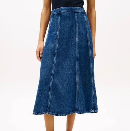 Tommy Hilfiger Women's Flared Midi Skirt