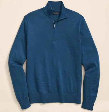 Brooks Brothers Men's Ultimate Merino Wool Quarter-Zip Sweater
