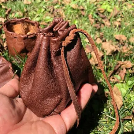 Medieval Leather Coin Pouch