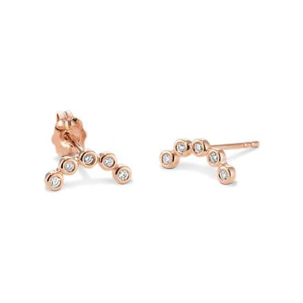 Arched Diamond Earrings