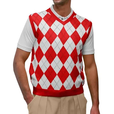 Golf Knickers Men's Argyle Sweater Vest