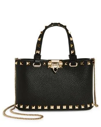 Woman Valentino Garavani Rockstud Mini Shopping Bag