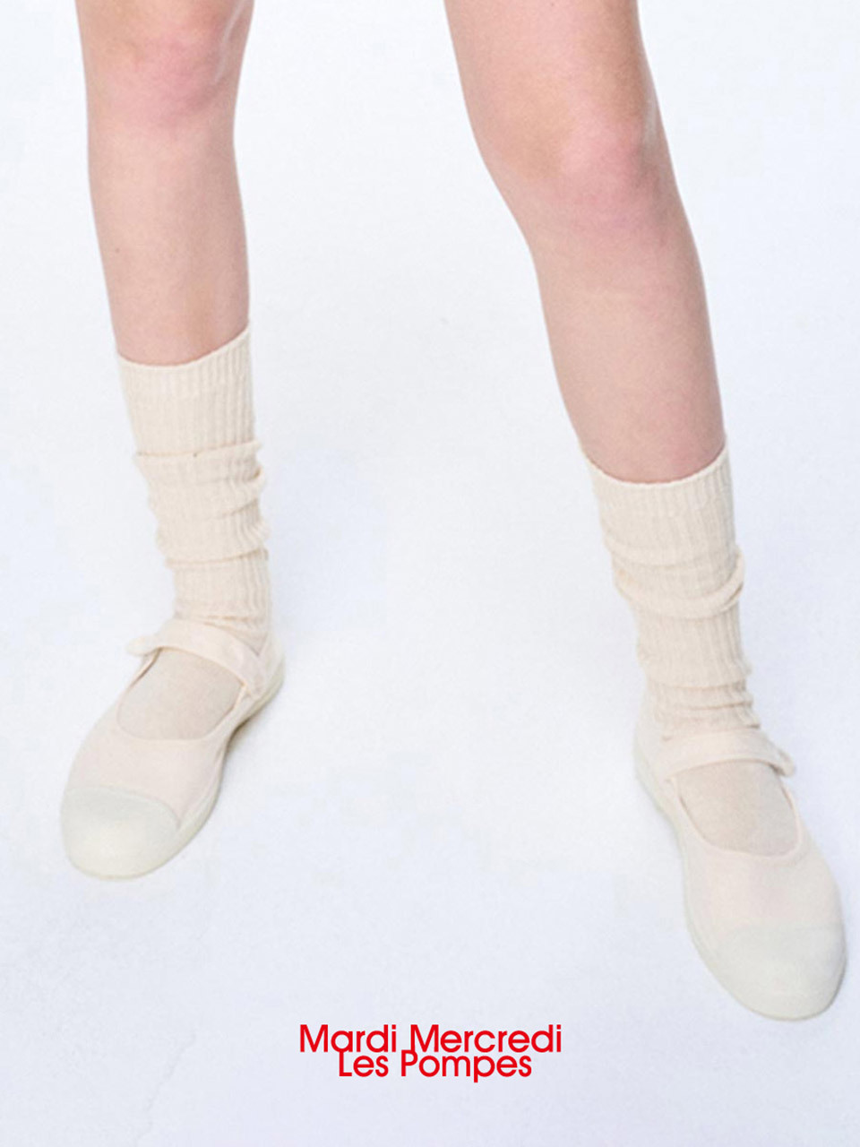 Legere Mary Jane Sneakers_Beige