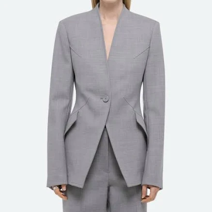 Helmut Lang Women's Apex Sculpted Single Button Blazer