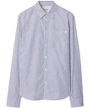 Burberry Men's Relaxed-Fit Striped Cotton Shirt