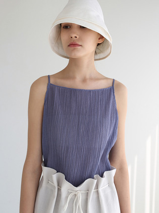 20SS Crinkled Sheer Camisole