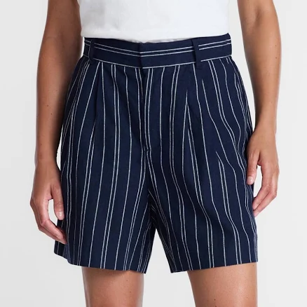 Time and Tru Women's Linen Blend Shorts