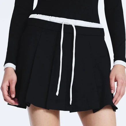 Scoop Women's Double Waistband Mini Skirt