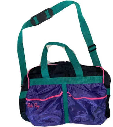 Vintage 1990s Boli Bag Expandable Rolling Tote Bag, Size 19'h