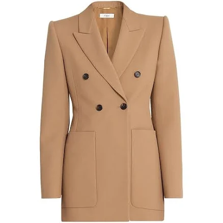 Chloe Women's Wool Double-Breasted Blazer