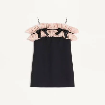 Valentino Garavani Crepe Couture Short Dress Woman