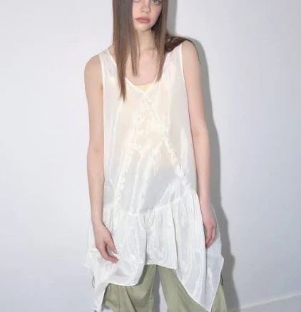 margarin fingers SHEER LAYERED ONE-PIECE