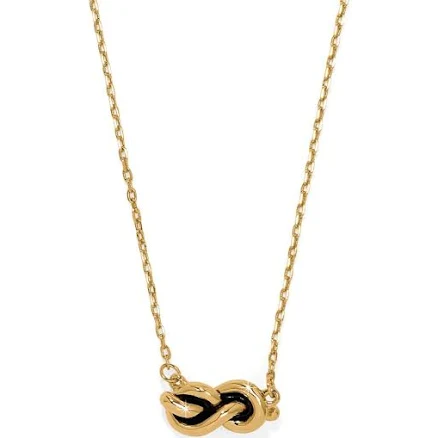 Interlock Single Knot Petite Necklace