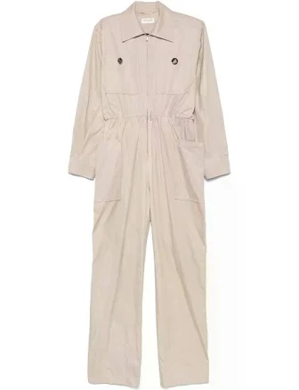 Saint Laurent Women's Cotton Twill Jumpsuit