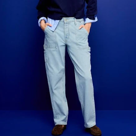Old Navy Women's Mid-Rise Slouchy Straight Jeans