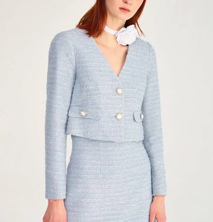 "IvanaHelsinki Jenna Tweed Crop Jacket_3 Colors" by W Concept